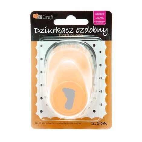 Dziurkacz ozdobny dpCraft 1,6cm Stopa